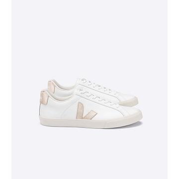 Zapatillas Veja ESPLAR LEATHER Mujer White/Brown | España 606TCE
